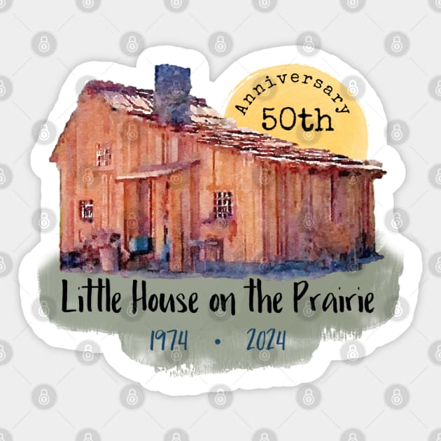 Little House on the Prairie 50th Anniversary Sticker by Neicey